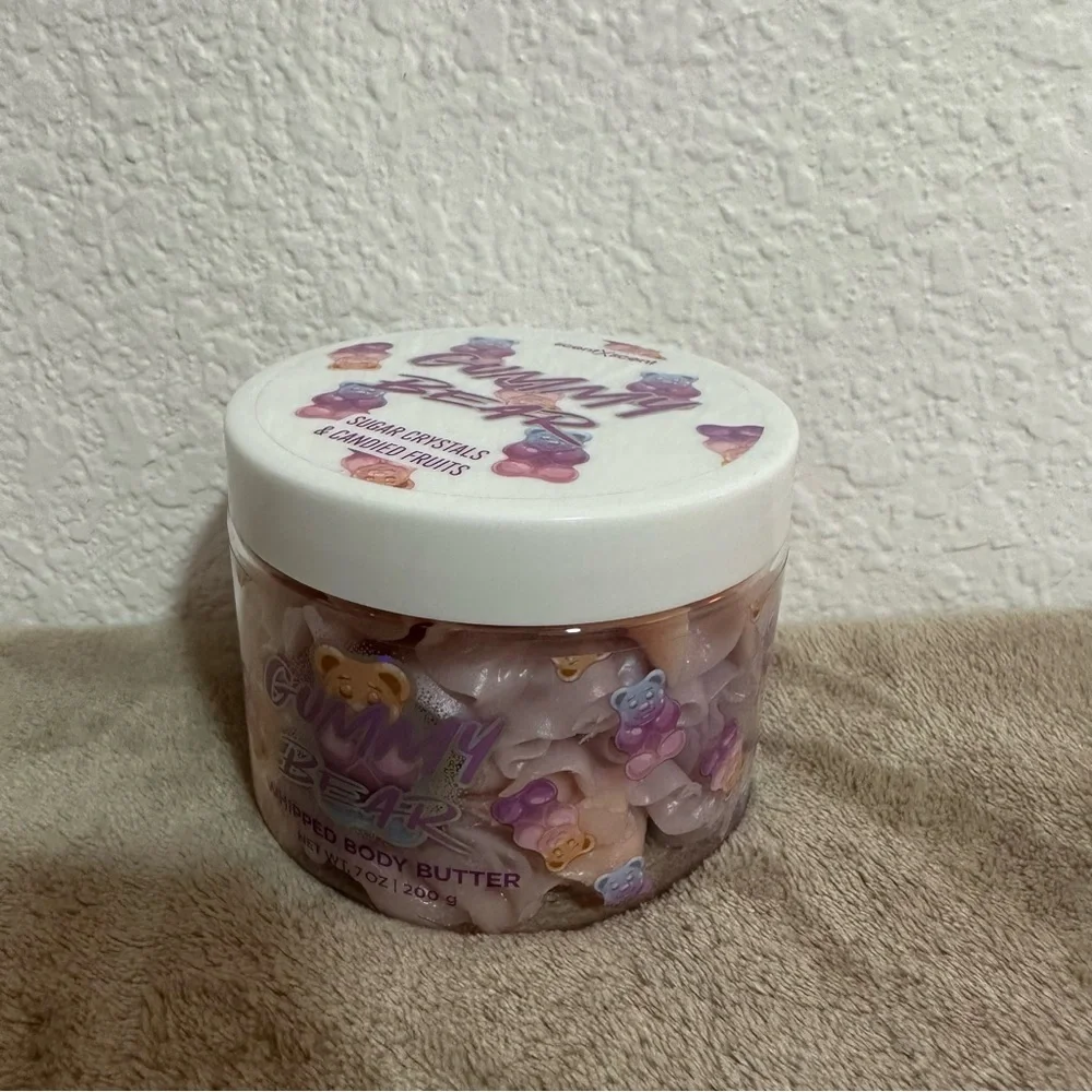 Delicious Gummy Bear Whipped Body Body, Scented sugar Chrystal’s & Candied Fruit